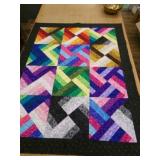 Quilt-Machine Pieced & machine Quilted 48"x61ï¿½"
