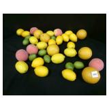 Faux Fruit- Lemons, Peaches, Limes