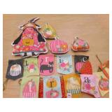 Halloween pillows & banner--Banner says