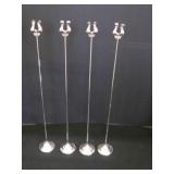 5 Clip Metal Sign holder stands 18" tall