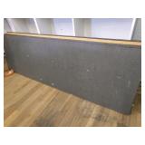 8 Ft Folding table-Gray top--HEAVY-some scratches