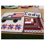 Quilted Patriotic Wall Hanging 28"x28",