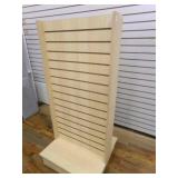 2 Sided Slatwall Display Stand 25"x24"x54"