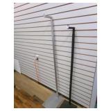 2 Adjustable floor Stand Hanging racks w/6" hook
