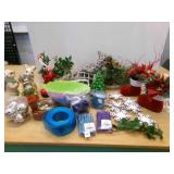 Christmas & Easter Decorations in tote