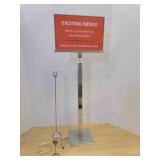 18" Adjustable Sign holder, Receipt picks, tiny