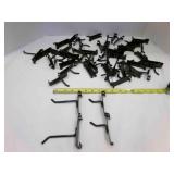 50 Black Gridwall Hooks