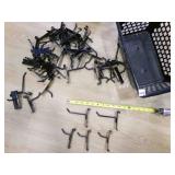 50 Black Gridwall Hooks