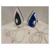 2 Irons-Sylvania & Black & Decker used but both