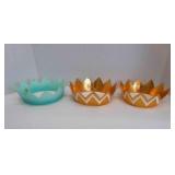 3 Foil Covered Cardboard Crowns to Wear or dï¿½cor