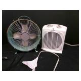 Metal Fan & Pelonis Heater-both Power on