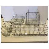 4 Gridwall Slatwall wire baskets for Display-large