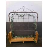 Vintage Garden Gate Twisted wire mounted on