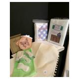 Quilt Batting Squares, Cording, Embroidery Blanks