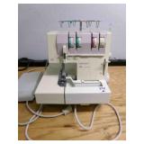 Hobbylock Serger Machine-powers on