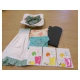 Bowl Cozies, Hanging dish towel, Cloth Napkins