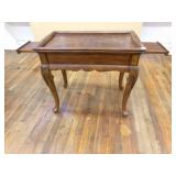Solid Wood Side Talbel w/pull outs on BOTH ends