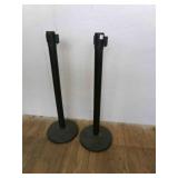 Uline 1 set of Crowd Control Rope Barrier