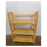 Foldable 3 shelve bookcase 27ï¿½"x11