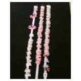 3 sets of Baby Hair Bow Ribbon Keepers
