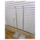 2 Adjustable floor Stand Hanging racks w/6" hook