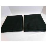 2 Black Curtains for Pipe & Drape 48"x90"