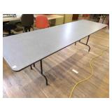8 ft Heavy Folding Table---shows some wear