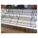 4 Gridwall Slatwall Wire Shelves 47"x6"