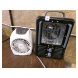 2 Space Heaters---both Power on-Comfort Zone &