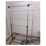 2-Rolling Clothing Racks-Expandable