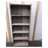 Barnwood Shelves-5 shelves-26ï¿½"x8"x64"