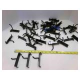 50 Black Gridwall Hooks