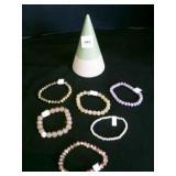 Pottery Cone for bracelets, Bracelets--all new