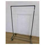 Rolling Clothing Rack 39"x64"tall
