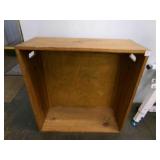 Dove Tail wood box w/cut in handles 28"x28"x11"