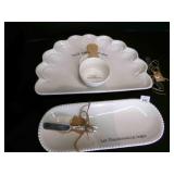 Mud Pie Ceramic Thanksgiving Serving Dishes, Talk