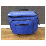 Sewing Machine Tote on wheels needs cleaned