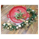 6ft Christmas Garland and box matches lot 488