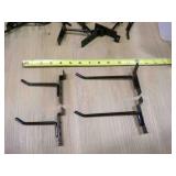 50 Black Slatwall Hooks