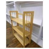 Foldable 3 shelve bookcase 27ï¿½"x11
