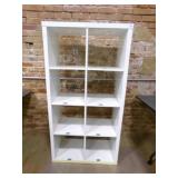 White Acrylic Cubby Shelves 15ï¿½"x30"x58"