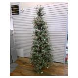 Woodlands style 8ft Christmas Tree-powers on
