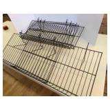 5 Gridwall Slatwall Wire Shelves w/lip 24"