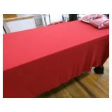 3-RED Stretch Table cloths for 8 ft table