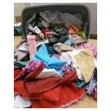 Quilting Fabric Remnants--tote full