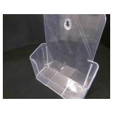 8 Plastic Acrylic 8" Pattern Brochure Stands