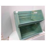 2 Wood Storage Bins- 15"x18"x9ï¿½"