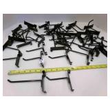 50 Black Gridwall Hooks