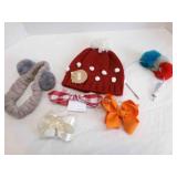 Mud Pie Child Stocking Cap, Head bands, Bows,