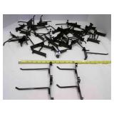 50 Black Gridwall Hooks